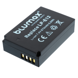 Батерия за фотоапарат Canon LP-E12, 670mAh