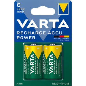 Акумулаторни батерии HR14 Varta размер C 3000 mAh - 1.2V