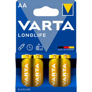 Алкални батерии АА Varta Longlife AA - 4 броя