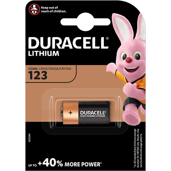 Литиева батерия CR123 Duracell DL123 - CR123 - 3V