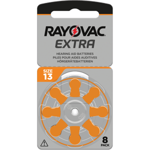 8 Батерии за слухов апарат 13 Extra Advance - Rayovac