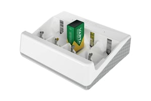 Универсално зарядно за акумулаторни батерии VARTA за АА / ААА / C / D и 9V батерии