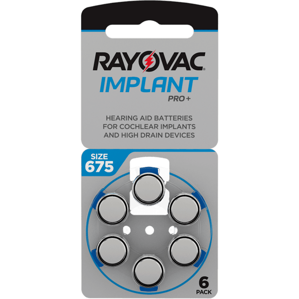 Батерии за слухов апарат 675 Impalnt Pro+ Rayovac