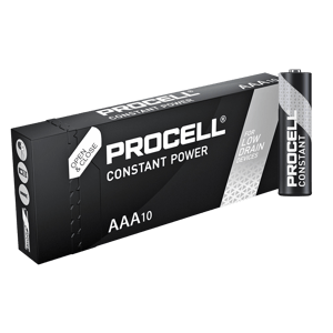 Алкални батерии ААА Duracell Procell Constant MN2400 AAA - 10 броя