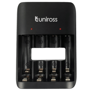 Зарядно за 4 акумулаторни батерии АА / ААА - Uniross Value с USB-C