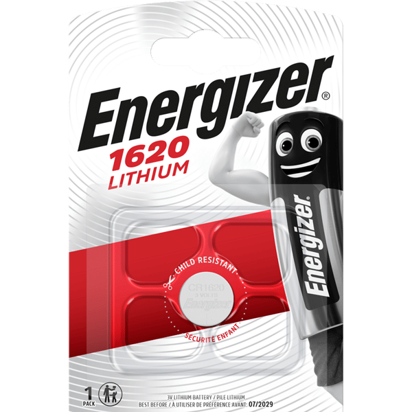 Литиева батерия CR1620 Energizer ECR1620 - 3V