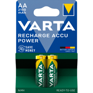 Акумулаторни батерии АА Varta Power AA - 2100 mAh - 1.2V