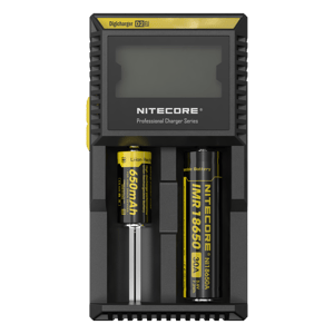 Универсално зарядно за 2 акумулаторни батерии - IMR - Li-Ion - Ni-Cd - Ni-Mh - NITECORE