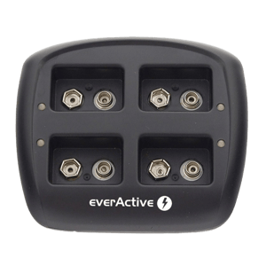 Зарядно за 4 акумулаторни батерии 9V EverActive
