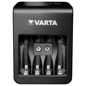 Зарядно за акумулаторни батерии VARTA Plug Charger+ с 4 батерии AA 2100 mAh и слот за 9V батерия