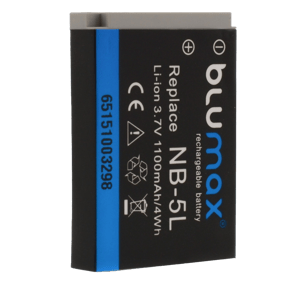 Батерия за фотоапарат Canon NB-5L, 3.7V, 1100 mAh
