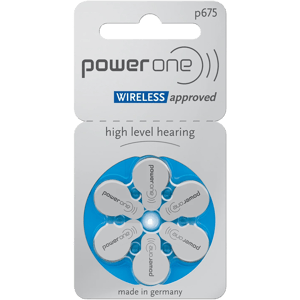 Батерии за слухов апарат 675 PowerOne P675 PR44