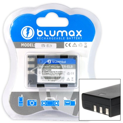 Blumax батерия за Nikon EN-EL9 Li-Ion 1000mAh