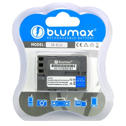 Blumax Battery for Nikon EN-EL3e Li-Ion  1650mAh