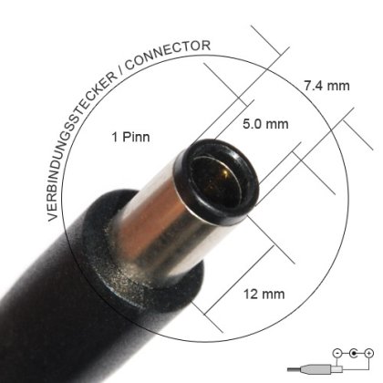 Зарядно за лаптоп за HP Compaq 18,5V 3,5A 5 7,4mm
