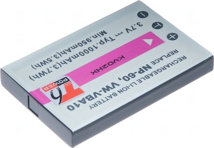 Батерия за фотоапарат Fuji NP-60 - 1000 mAh