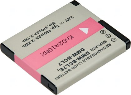 Батерия за фотоапарат Panasonic DMW-BCL7, DMW-BCL7E, 600 mAh
