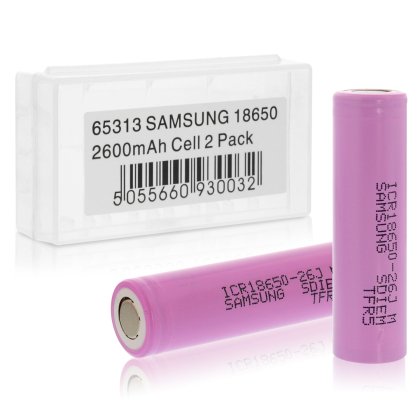 2 Батерии 18650 Samsung 18650 Samsung 26J - 2600 mAh 10А