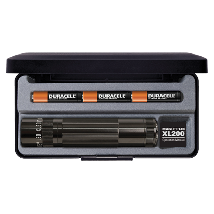 Полицейски тактически LED фенер Maglite XL200 - Черен
