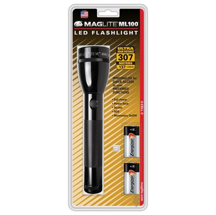 LED Фенер Maglite ML100 с 2 батерии C размер