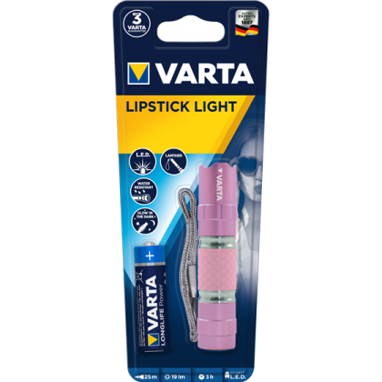 Фенерче тип дамско червило Varta Lipstick с 1 батерия ААА