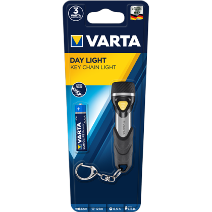 Фенер ключодържател Varta Day Light с 1 батерия ААА