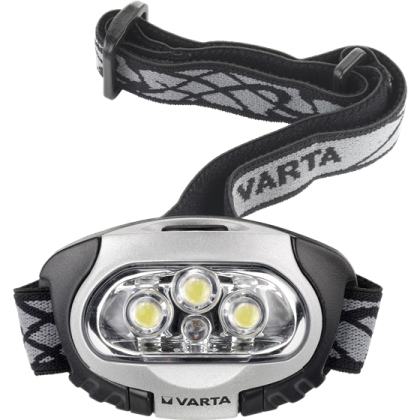 Челник за глава Varta Outdoor Sports H20 с 3 батерии ААА